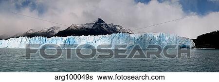 The Perito Moreno Glacier in Los Glaciares National Park, Argentina. View Large Photo Image Stock Photograph - The Perito Moreno Glacier in Los Glaciares National Park, Argentina.. Fotosearch