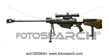 Picture - The PGM Hecate II, French Army anti-material rifle.. Fotosearch