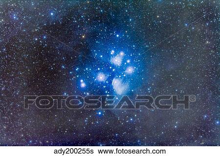 The Pleiades, also known as the Seven Sisters. View Large Photo Image Stock Photograph - The Pleiades, also known as the Seven Sisters.. Fotosearch