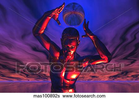 Stock Illustration - The power to store infinite knowledge.. Fotosearch