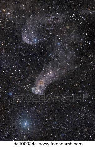 The Question Mark nebula in Orion. View Large Photo Image Stock Photograph - The Question Mark nebula in Orion.. Fotosearch