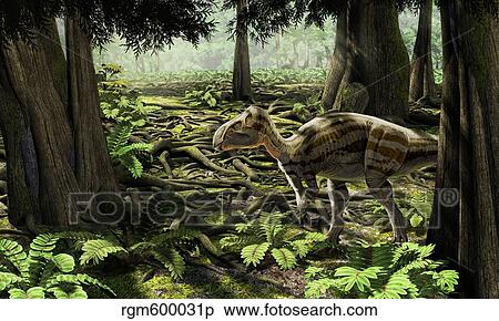 The rhabdodontid iguanodont Zalmoxes robustus. View Large Illustration Stock Illustration - The rhabdodontid iguanodont Zalmoxes robustus.. Fotosearch