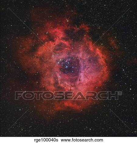Stock Photograph - The Rosette Nebula. Fotosearch