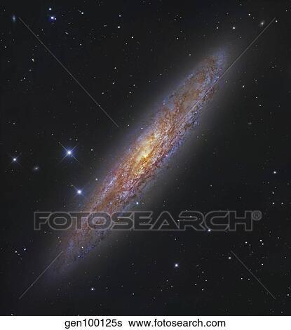 Stock Photograph - The Sculptor Galaxy, NGC 253.. Fotosearch