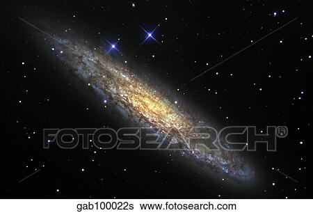 Stock Photograph - The Sculptor Galaxy. Fotosearch