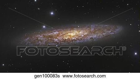 The Sculptor Galaxy View Large Photo Image Stock Photograph - The Sculptor Galaxy. Fotosearch