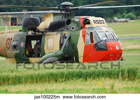 The Sea King helicopter of the Belgian Army. View Large Photo Image Picture - The Sea King helicopter of the Belgian Army.. Fotosearch