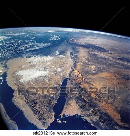 Stock Photograph - The Sinai Peninsula and the Dead Sea Rift.. Fotosearch