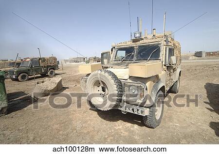 The Snatch Land Rover patrol vehicle used by the British Army. View Large Photo Image Picture - The Snatch Land Rover patrol vehicle used by the British Army.. Fotosearch