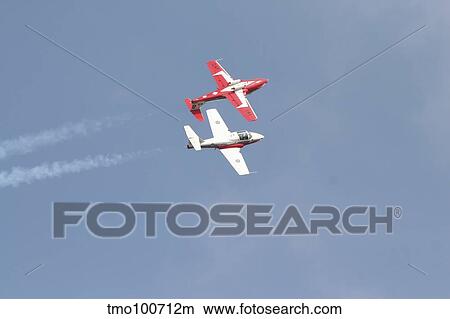 The Snowbirds 431 Air Demonstration Squadron of the Royal Canadian Air Force. View Large Photo Image Picture - The Snowbirds 431 Air Demonstration Squadron of the Royal Canadian Air Force.. Fotosearch