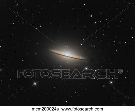 The Sombrero Galaxy View Large Photo Image Stock Photograph - The Sombrero Galaxy. Fotosearch