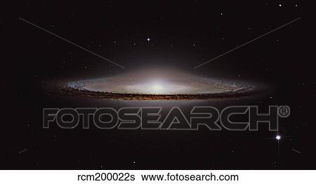 The Sombrero Galaxy View Large Photo Image Stock Photograph - The Sombrero Galaxy. Fotosearch