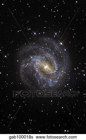 The Southern Pinwheel Galaxy View Large Photo Image Stock Photograph - The Southern Pinwheel Galaxy. Fotosearch