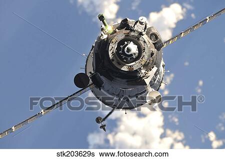 The Soyuz TMA-20 spacecraft. View Large Photo Image Stock Photograph - The Soyuz TMA-20 spacecraft.. Fotosearch
