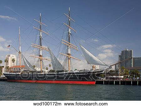 The Star of India is the world's oldest active sailing ship. View Large Photo Image Picture - The Star of India is the world's oldest active sailing ship.. Fotosearch