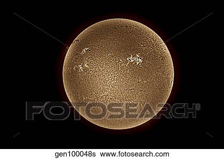The Sun in Hydrogen Alpha View Large Photo Image Stock Photograph - The Sun in Hydrogen Alpha. Fotosearch