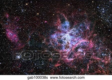 The Tarantula Nebula, a star forming region located in the Large Magellanic Cloud. View Large Photo Image Stock Photograph - The Tarantula Nebula, a star forming region located in the Large Magellanic Cloud.. Fotosearch