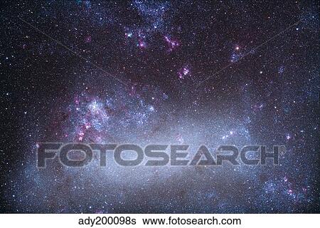 The Tarantula Nebula in the Large Magellanic Cloud. View Large Photo Image Stock Photograph - The Tarantula Nebula in the Large Magellanic Cloud.. Fotosearch