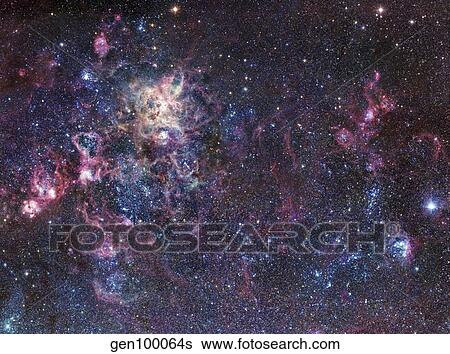 The Tarantula Nebula View Large Photo Image Stock Photograph - The Tarantula Nebula. Fotosearch