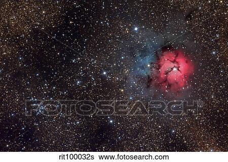 Stock Photograph - The Trifid Nebula. Fotosearch