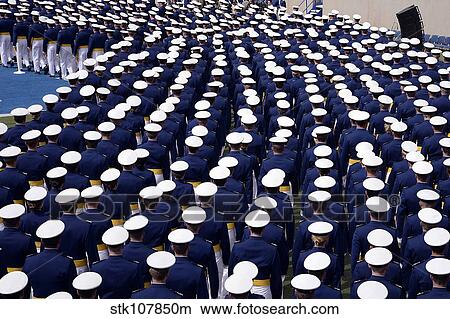 The U. S. Air Force Academy Class of 2013. View Large Photo Image Picture - The U. S. Air Force Academy Class of 2013.. Fotosearch