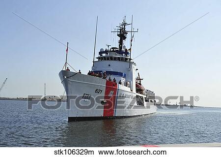 The U. S. Coast Guard cutter Valiant. View Large Photo Image Picture - The U. S. Coast Guard cutter Valiant.. Fotosearch