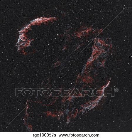 The Veil Nebula and its components. View Large Photo Image Stock Photograph - The Veil Nebula and its components.. Fotosearch