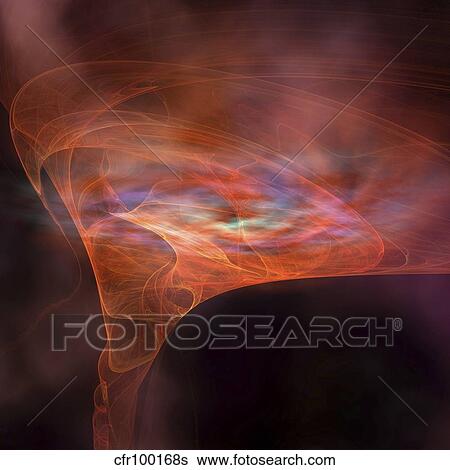 The vortex field of a black hole. View Large Illustration Stock Illustration - The vortex field of a black hole.. Fotosearch