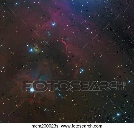 The Waterfall Nebula View Large Photo Image Stock Photograph - The Waterfall Nebula. Fotosearch