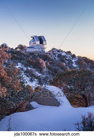 The WIYN Observatory on top of snow capped Kitt Peak, Arizona. View Large Photo Image Stock Photograph - The WIYN Observatory on top of snow capped Kitt Peak, Arizona.. Fotosearch