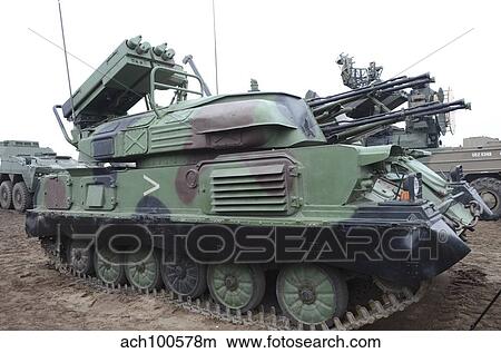 The ZSU-23-4 Shilka of the Polish Armed Forces. View Large Photo Image Picture - The ZSU-23-4 Shilka of the Polish Armed Forces.. Fotosearch
