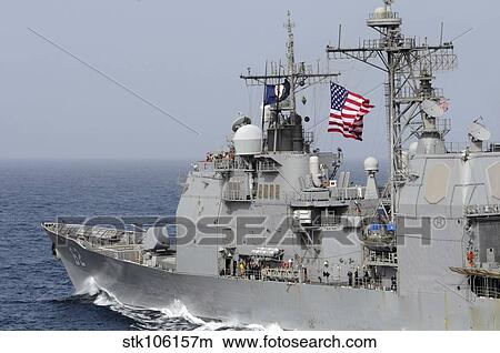 Ticonderoga-class guided-missile cruiser USS Chancellorsville. View Large Photo Image Picture - Ticonderoga-class guided-missile cruiser USS Chancellorsville.. Fotosearch