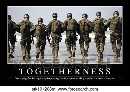 Picture - Togetherness: Inspirational Quote and Motivational Poster. Fotosearch