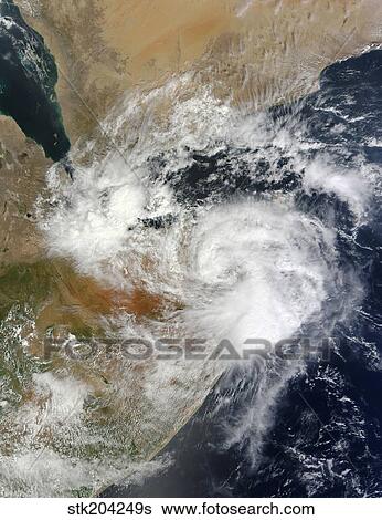 Tropical Cyclone 3A over Puntland, Somalia. View Large Photo Image Stock Photograph - Tropical Cyclone 3A over Puntland, Somalia.. Fotosearch