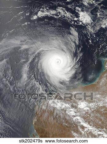Tropical Cyclone Billy off Australia. View Large Photo Image Stock Photograph - Tropical Cyclone Billy off Australia.. Fotosearch