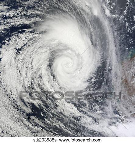 Stock Photograph - Tropical Cyclone Dianne. Fotosearch