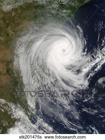 Stock Photograph - Tropical Cyclone Favio over Mozambique.. Fotosearch