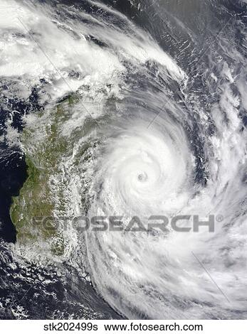 Tropical Cyclone Gael off Madagascar. View Large Photo Image Stock Photograph - Tropical Cyclone Gael off Madagascar. . Fotosearch