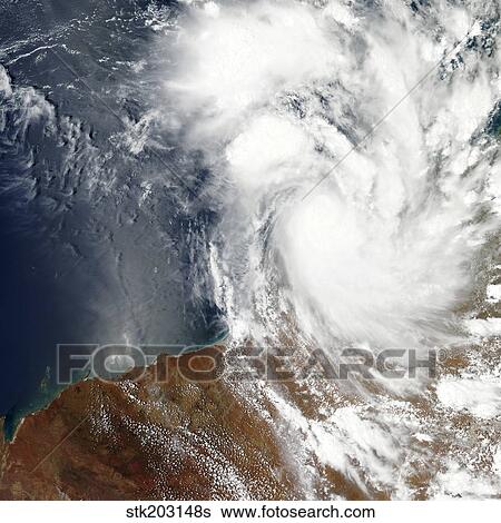 Tropical Cyclone Laurence off the northwestern coast of Australia View Large Photo Image Stock Photograph - Tropical Cyclone Laurence off the northwestern coast of Australia. Fotosearch