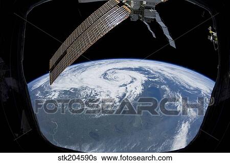 Tropical cyclone located over northern Saskatchewan, Canada. View Large Photo Image Stock Photograph - Tropical cyclone located over northern Saskatchewan, Canada.. Fotosearch