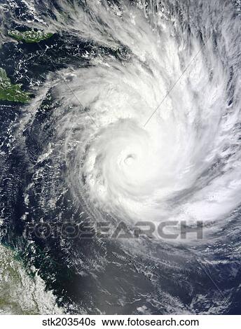 Stock Photograph - Tropical Cyclone Yasi. Fotosearch