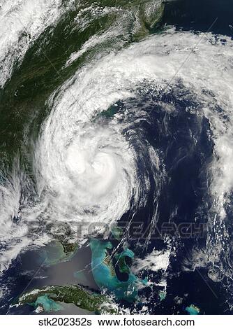 Stock Photograph - Tropical Storm Hanna over the East Coast.. Fotosearch