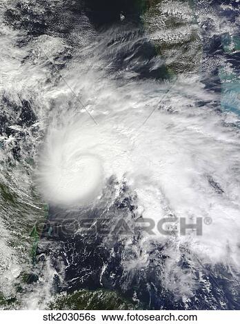 Stock Photograph - Tropical Storm Ida in the Caribbean Sea.. Fotosearch