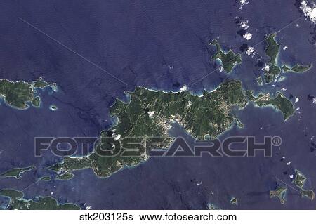True-color image of Tortola and its smaller neighbors, Guana Island, Grand Camanoe, and Beef Island. View Large Photo Image Stock Photograph - True-color image of Tortola and its smaller neighbors, Guana Island, Grand Camanoe, and Beef Island.. Fotosearch