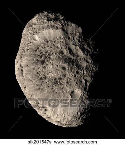 True color mosaic of Saturn's moon Hyperion. View Large Photo Image Stock Photograph - True color mosaic of Saturn's moon Hyperion.. Fotosearch