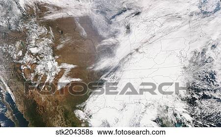True color satellite image of the Continental United States. View Large Photo Image Stock Photograph - True color satellite image of the Continental United States.. Fotosearch