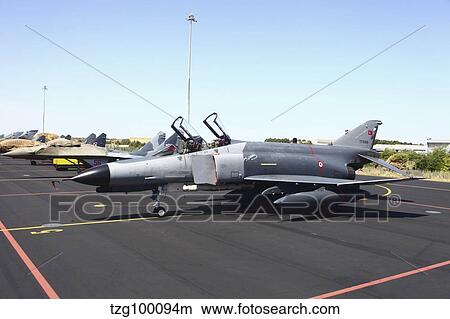 Picture - Turkish F-4E Phantom and Polish MiG-29's at Albacate Airfield, Spain.. Fotosearch