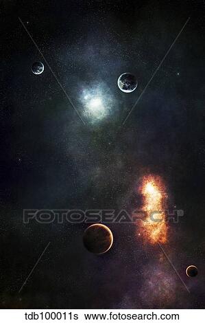 Stock Illustration - Two Armageddon's happening at the same time.. Fotosearch