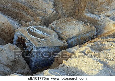 Two box-type devices packed with explosives and pellets. View Large Photo Image Picture - Two box-type devices packed with explosives and pellets.. Fotosearch