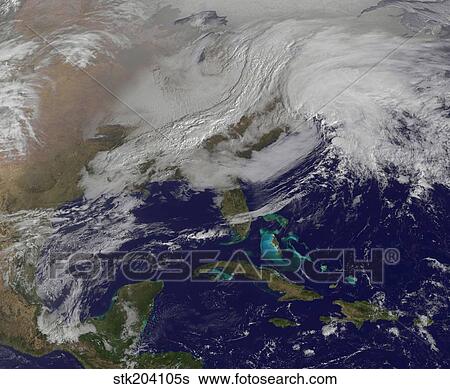 Two low pressure systems merging over the United States east coast. View Large Photo Image Stock Photograph - Two low pressure systems merging over the United States east coast.. Fotosearch